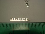 Emblem (rear) for 1:18 Mercedes Benz 360CE W124 Coupe, AGD, New