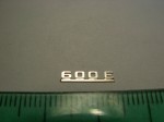 Emblem (rear) for 1:18 Mercedes Benz 600E W124 Coupe, AGD, New