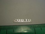 Emblem (hinten) für 1:18 Mercedes Benz 200TD W124 Kombi Station Wagon, AGD, Neu