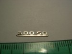 Emblem für 1:18 Mercedes Benz SD W126 W140 S-Klasse S-class Diesel, AGD, Neu