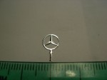 Емблема (отпред) за 1:12 Mercedes Benz, 3D star Stern звезда 6.5 mm 1/12 1/14 1/16 AGD, Нов