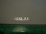 Emblem (rear) for 1:18 Mercedes Benz 200TE W124 Kombi Station Wagon, AGD, New